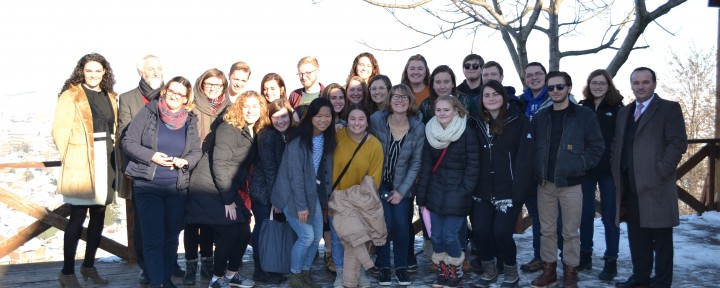 UGJFA hosted a two - day visit for students and teachers Of Drake University from USA's IOWA